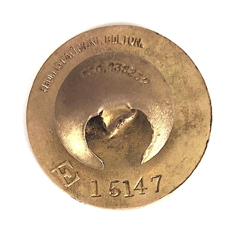 WW1 Midland Railway War Service Badge E15147 — image 2