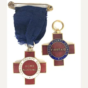 London County Council LCC Home Nursing & First Aid named …