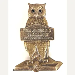 Crawford's Biscuits Wise Owl Advertising Badge