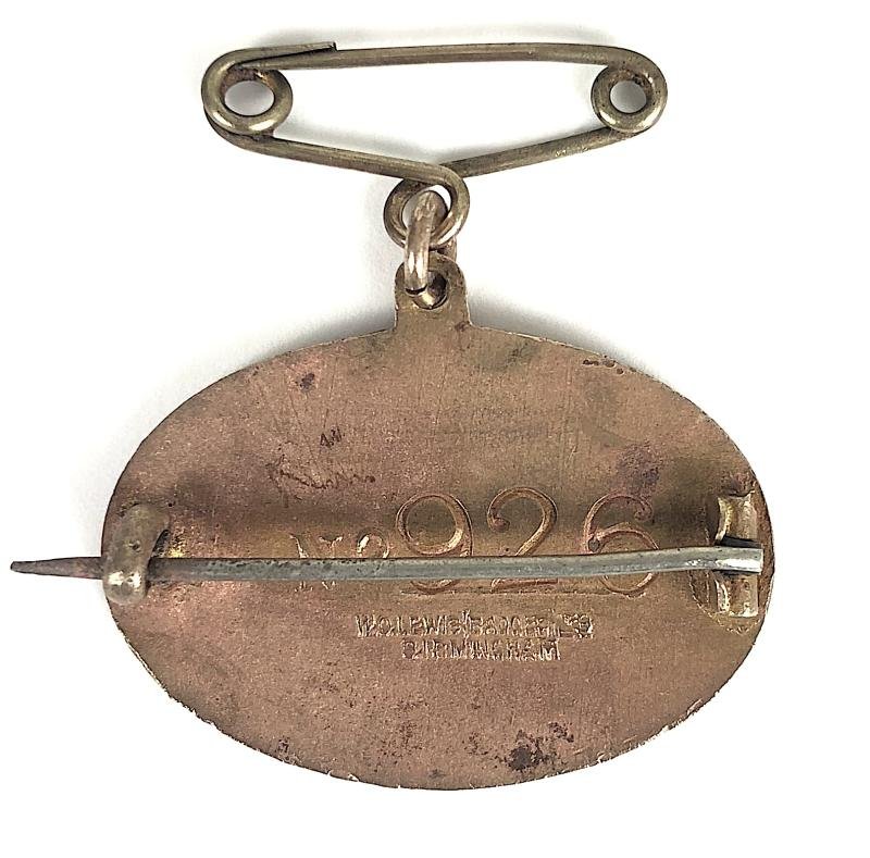 1938 Cheltenham Steeplechase horse racing club badge — image 2