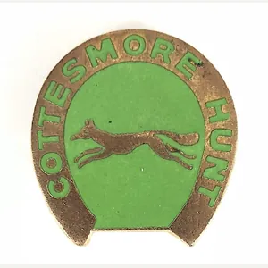 Cottesmore Hunt Supporters Club Pin Badge Leicestershire c1950's