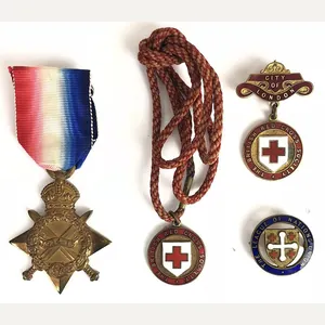 WW1 BRCS & Order of St John wartime medal & …