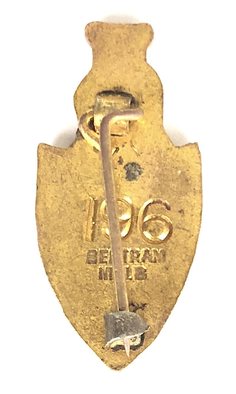 1951 Footscray Football Club Interstate Trip Badge Australia — image 2