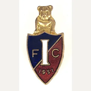 1951 Footscray Football Club Interstate Trip Badge Australia