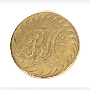 Duke of Beaufort Hunt small cuff coat button Dia16mm.