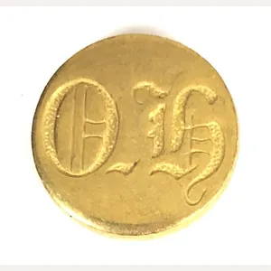 Quorn Hunt small cuff coat button Dia14mm.