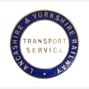 WW1 Lancashire & Yorkshire Railway Transport Service Badge 1st Issue …