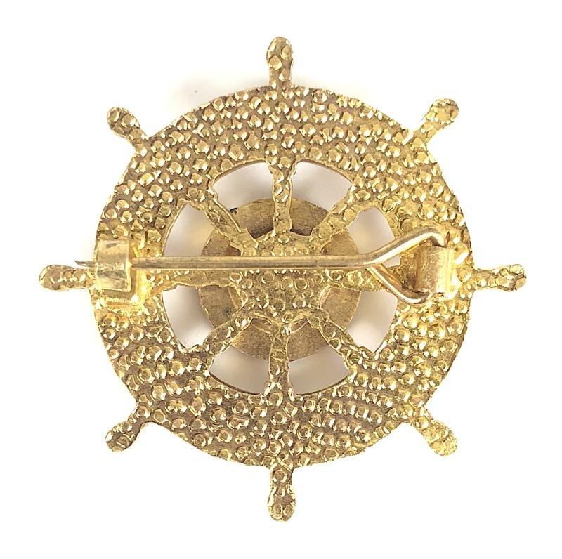 Spirit of London P&O shipping line ships wheel badge c.1972-74 — image 2