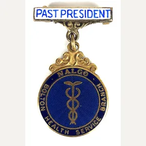 NALGO Bolton Health Service Branch Past President Badge