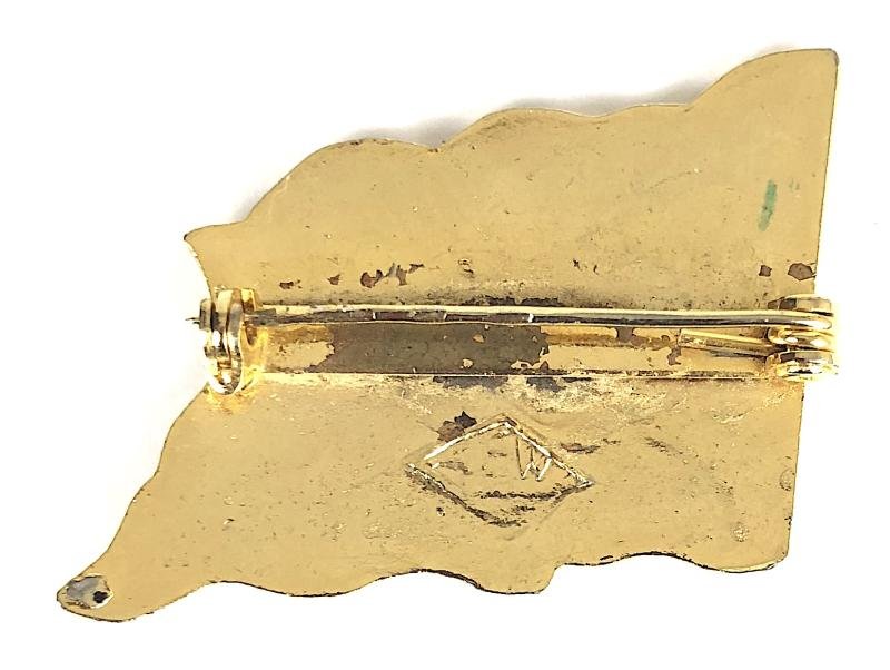 Peninsular & Oriental Steam Navigation Co house flag badge c1980 — image 2