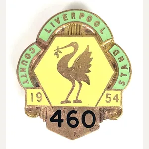 1954 Liverpool County Stand Aintree racecourse horse racing club badge