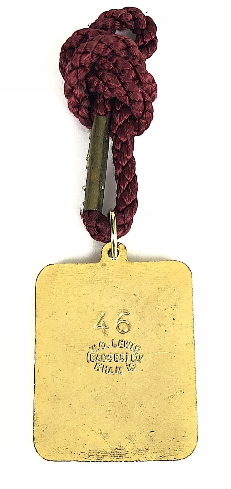 1994 Folkestone Racing Club Badge The Race Course of Kent — image 2