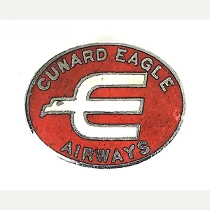Cunard Eagle Airways pin badge by Squire England 1960-1963
