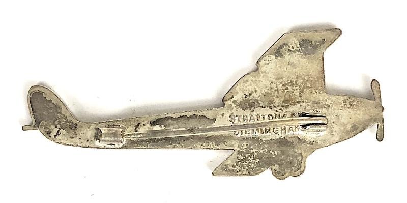 Amy Johnson De Havilland Gypsy Moth Jason Biplane Commemorative Badge — image 2