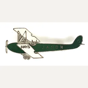 Amy Johnson De Havilland Gypsy Moth Jason Biplane Commemorative Badge