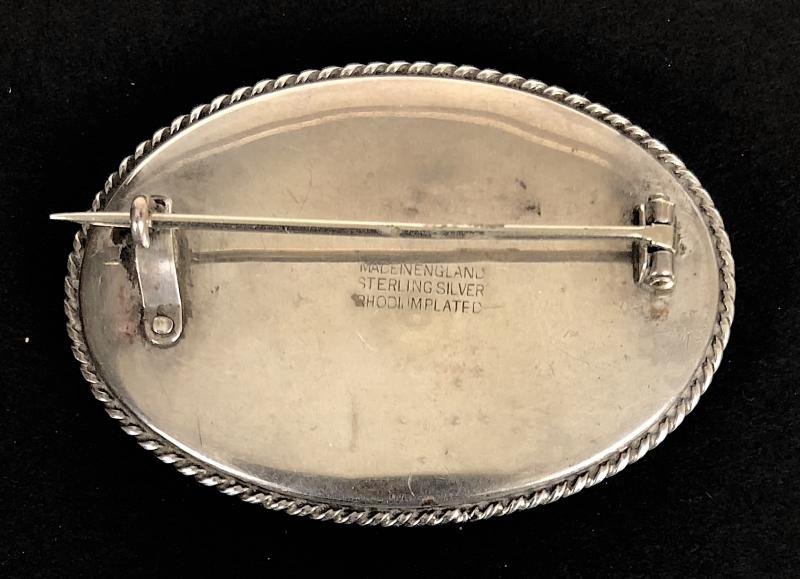 RMS Pretoria Castle Union-Castle Line silver ships picture badge — image 2