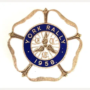 Cyclists Touring Club CTC 1958 York Rally Badge