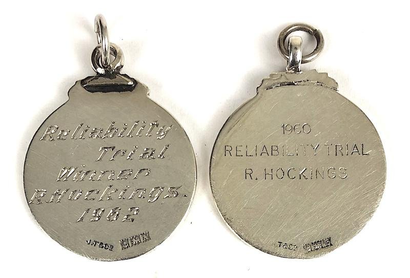 Fleetwood Road Club 1960's Cycle Racing Reliability Trial Silver Medals R.Hockings — image 2
