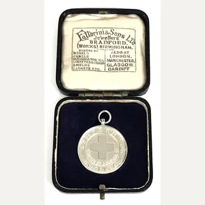 Romford Victoria Cottage Hospital Services Rendered 1928 Silver Medal