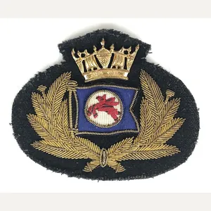 Mobil Oil Company Tanker Shipping Line Cap Badge