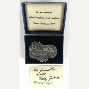 In memory of a Czechoslovak soldier Great Britain 1941 Attributed …