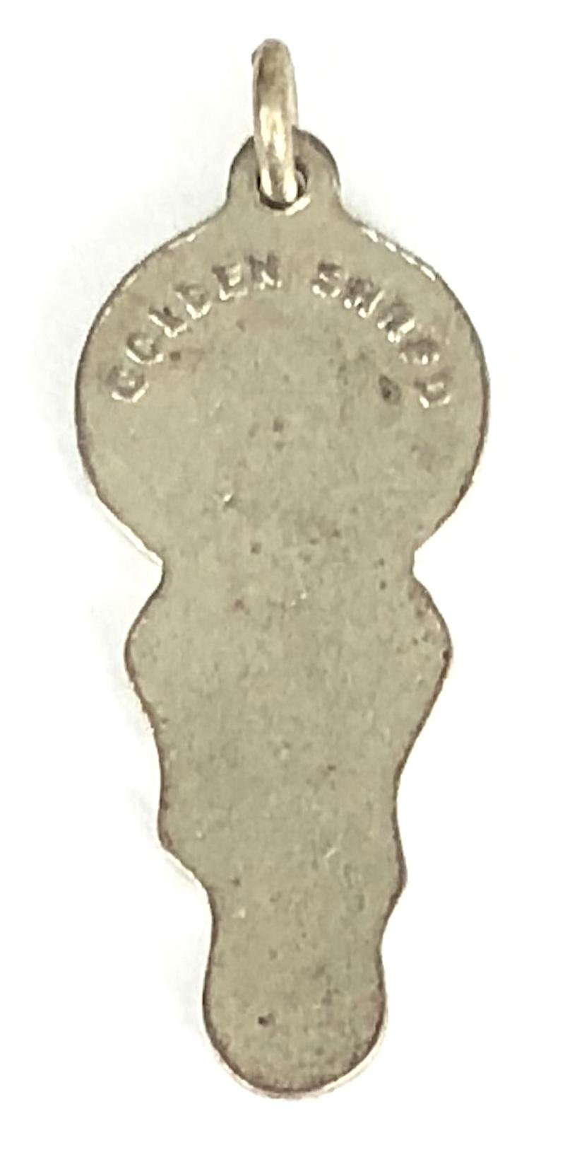 Robertsons white waistcoat Golly standard pendant advertising badge — image 2