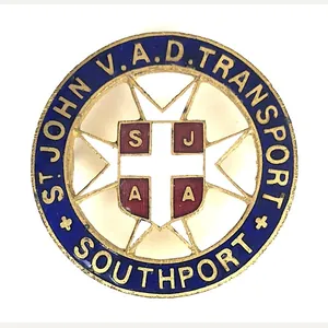WW1 St John Voluntary Aid Detachment Transport Southport Badge