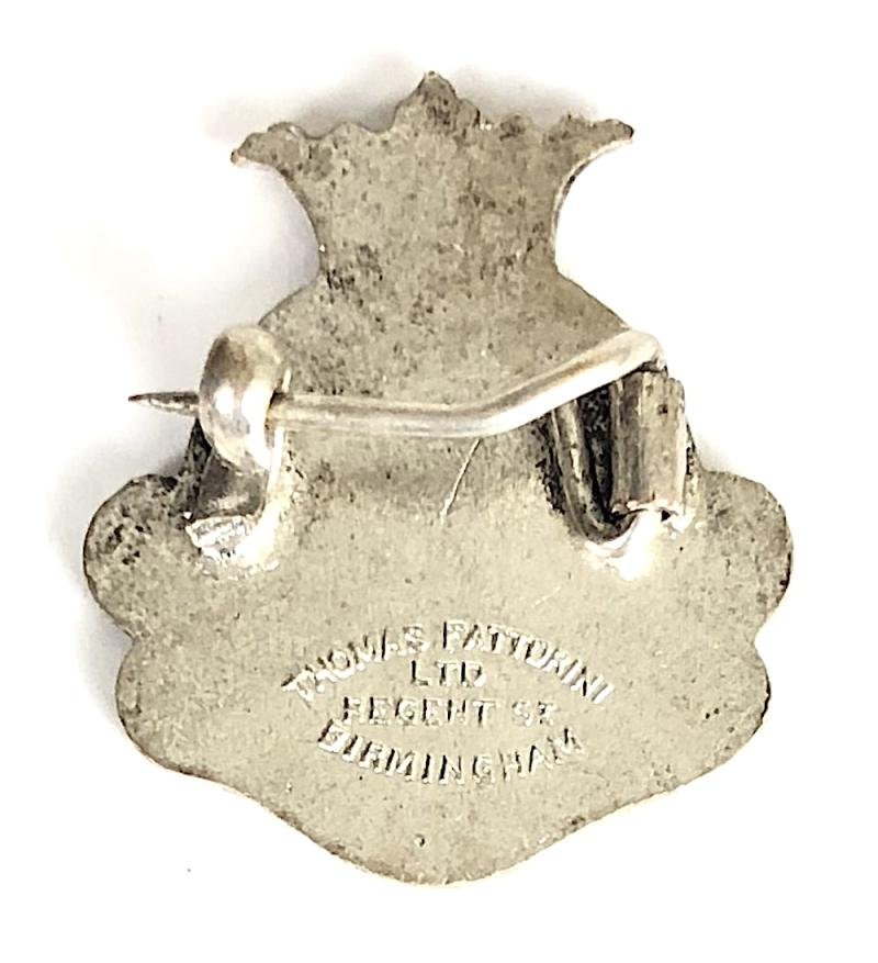 Girls Life Brigade silver plated enamel pin badge — image 2