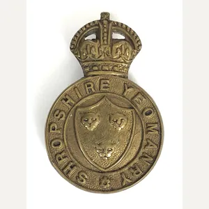 Shropshire Yeomanry ATS Attached Breast Badge c.1940 - 1945