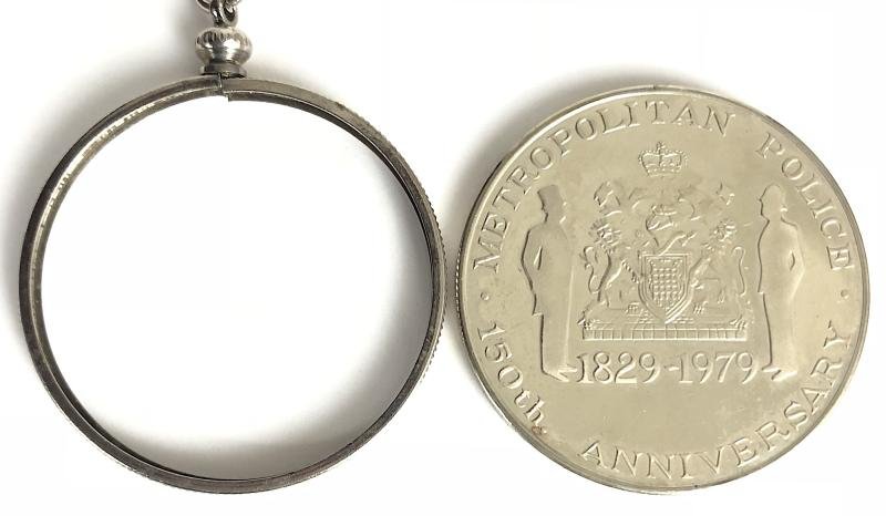 Metropolitan Police 150th Anniversary Commemorative Medalion Necklace — image 4