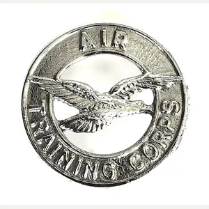 Air Training Corps ATC chromium plated cap badge