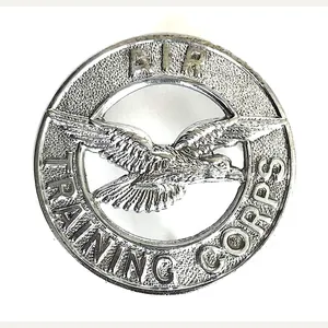 Air Training Corps ATC white metal cap badge