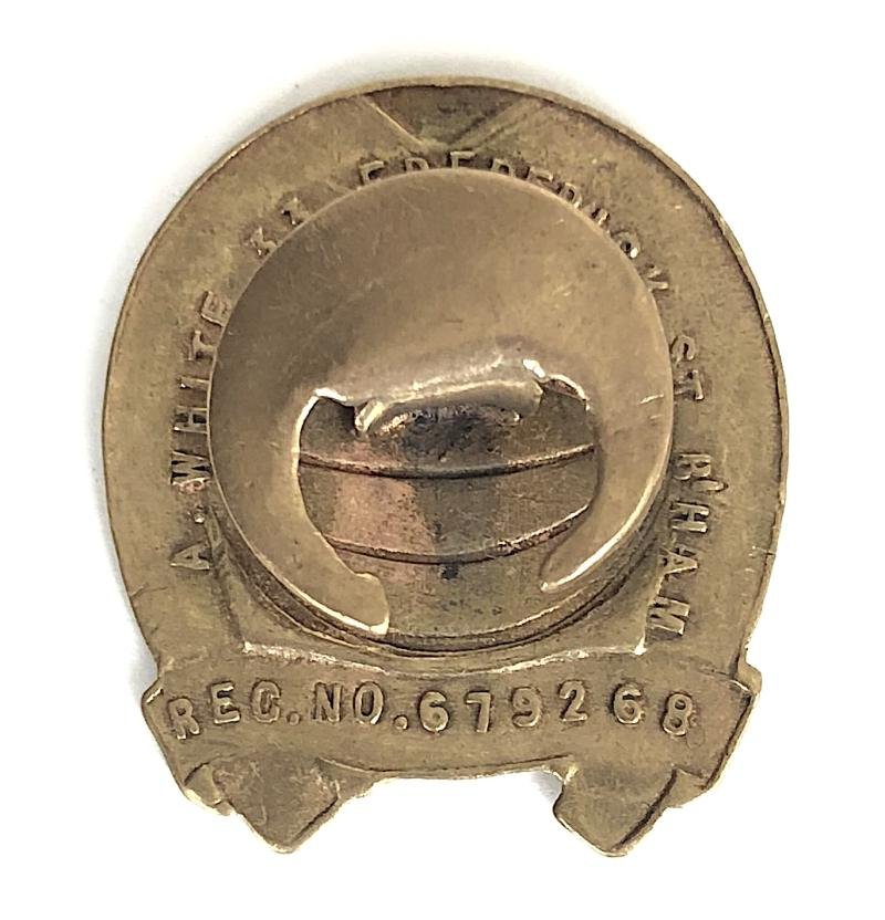 Carry On Boys Football Club Supporters Good Luck Badge c.1920 — image 2