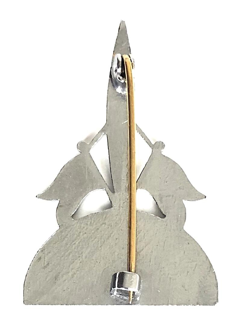 1951 Festival of Britain Skylon souvenir pin badge — image 2
