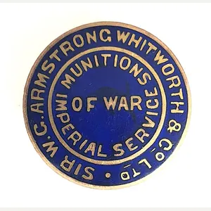 WW1 Sir W.G.Armstrong Whitworth & Co Ltd Munitions of War …