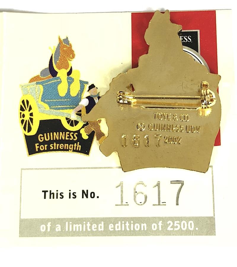 Guinness & Co Limited Edition Horse & Cart Badge — image 5