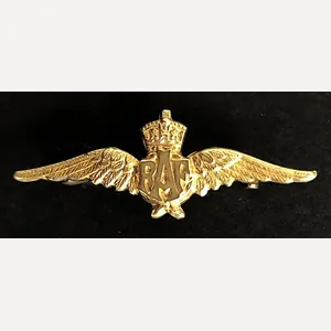 Royal Air Force Pilot's Wing RAF petite size brooch perfect …