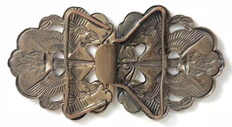 Torch of Knowledge bronze nurses buckle — image 2