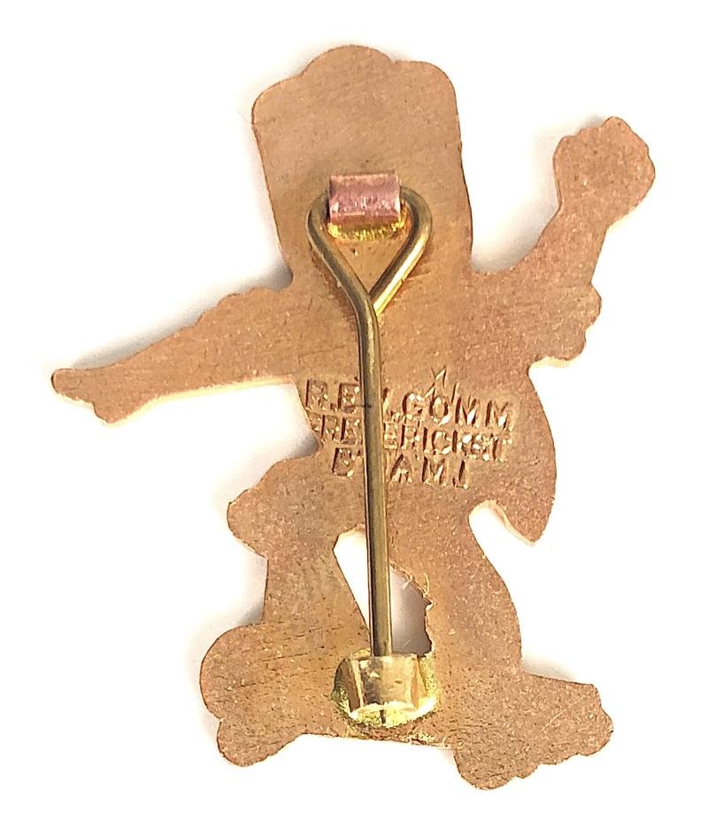 Robertsons 1970s Golly skateboarder advertising badge R.E.V.Gomm — image 2