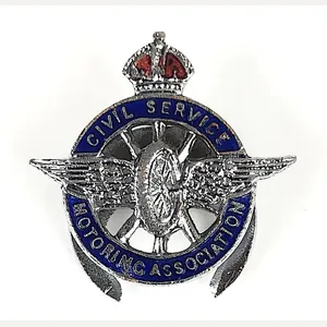 Civil Service Motoring Association membership lapel badge