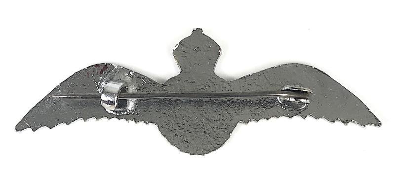 WW2 Royal Air Force Pilot's Wing RAF Enamell Sweetheart pin badge — image 3