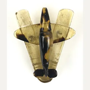 Spitfire Fighter Plane V for Victory perspex badge