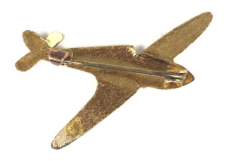 Royal Air Force Hurricane fighter plane badge c.1940s — image 2