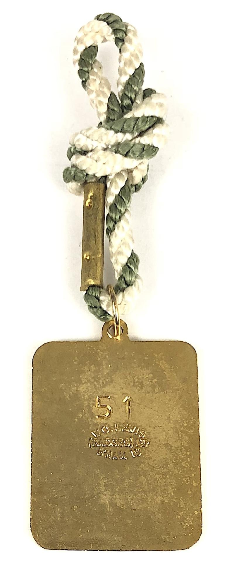 1997 Folkestone Horse Racing Club Badge closed course Kent — image 2