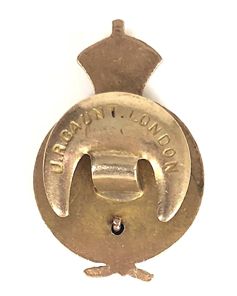 Royal Navy Volunteer Reserve RNVR lapel badge J.R.Gaunt London — image 2