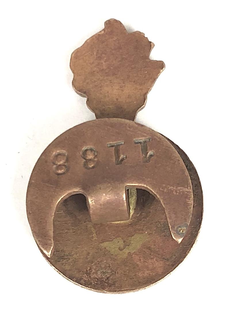 WW2 Fire Service war workers numbered badge — image 2