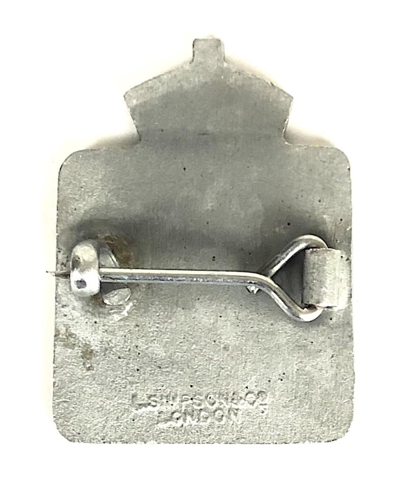 WW2 Womens Voluntary Service WVS Civil Defence badge L.Simpson & Co — image 2