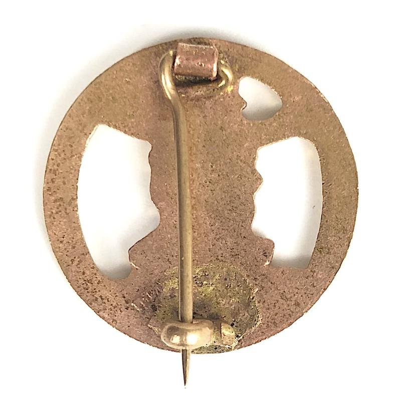 Butlins 1937 Skegness Holiday Club jolly fisherman badge — image 2