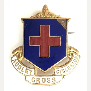 Audley Cross Cycle Club badge Staffordshire