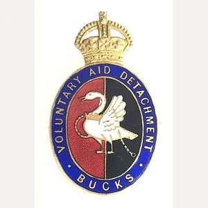 WW1 Voluntary Aid Detachment Bucks VAD badge